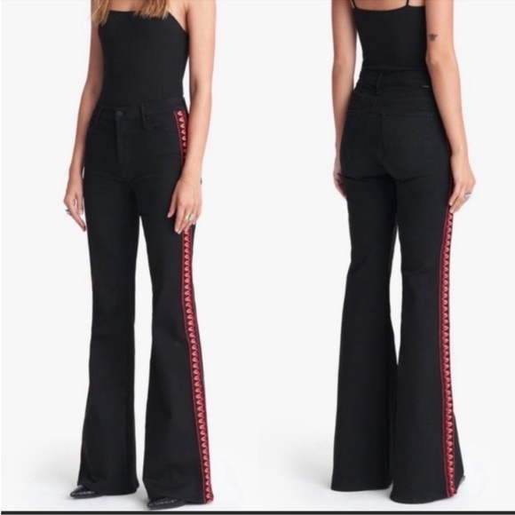 MOTHER the doozy jeans in flames up